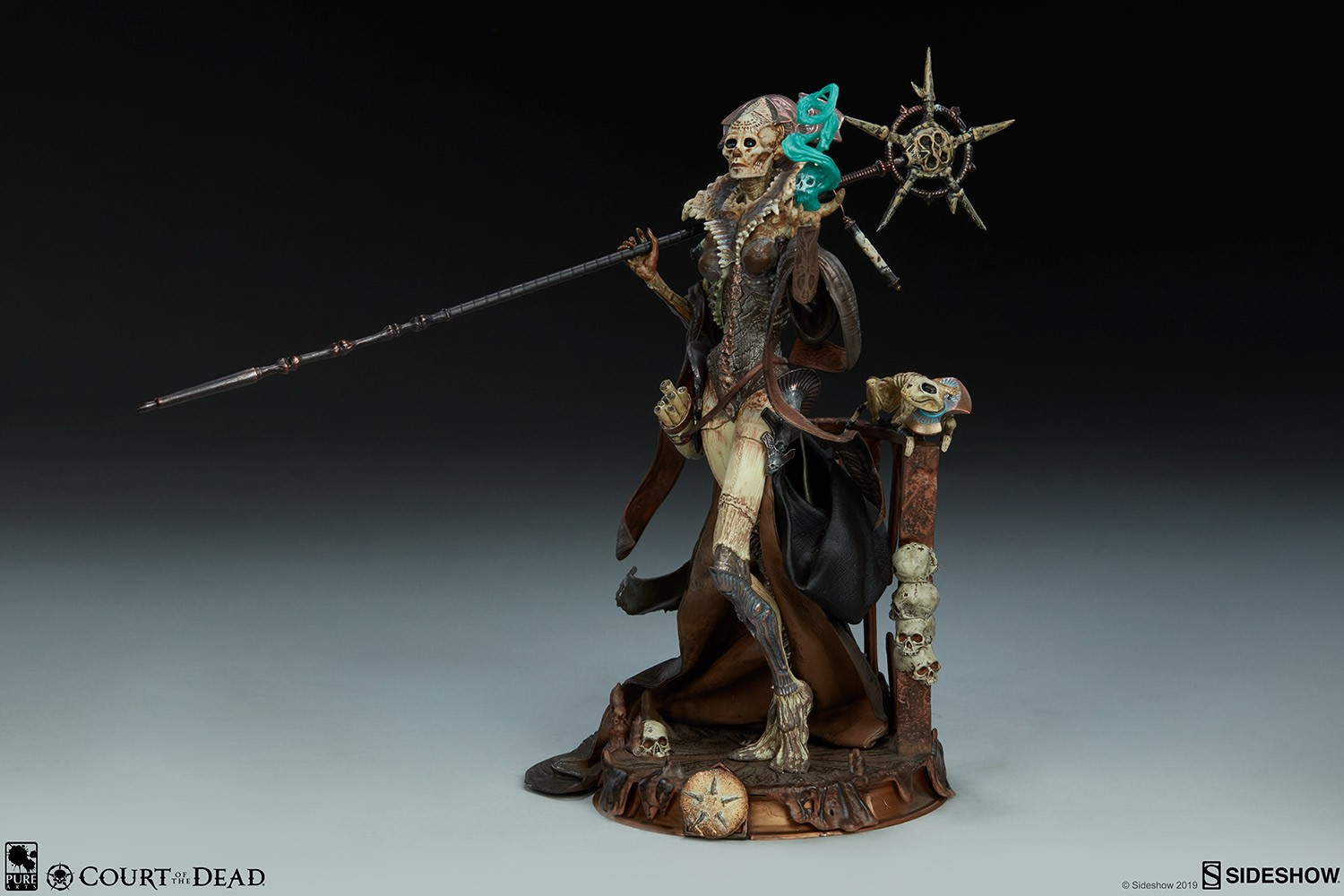 Court of the Dead Xiall - Osteomancers Vision Statuette  View 5