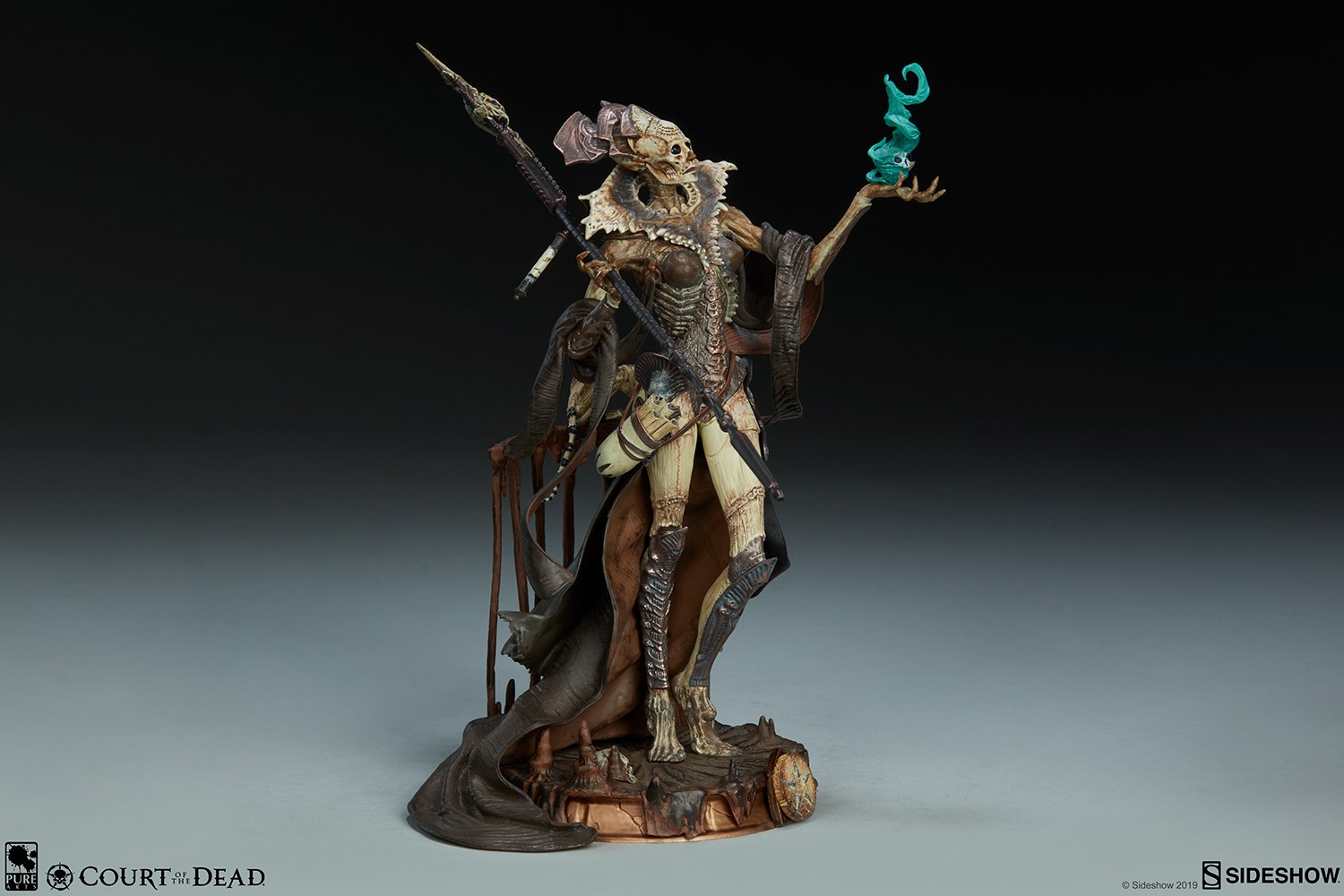 Court of the Dead Xiall - Osteomancers Vision Statuette  View 8