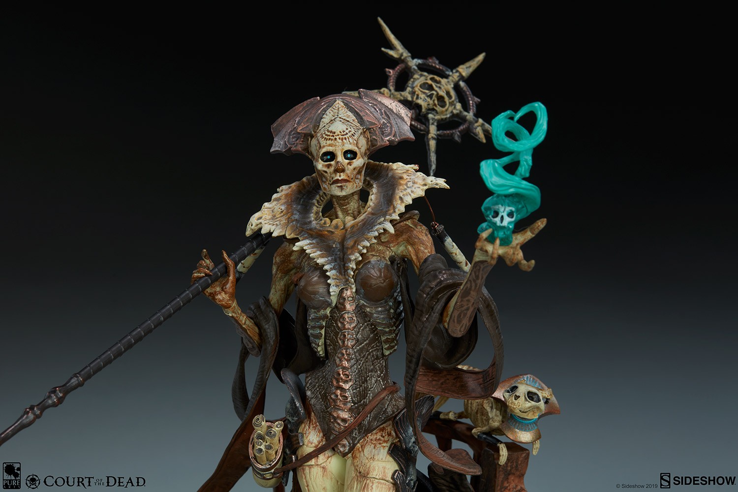 Court of the Dead Xiall - Osteomancers Vision Statuette  View 10