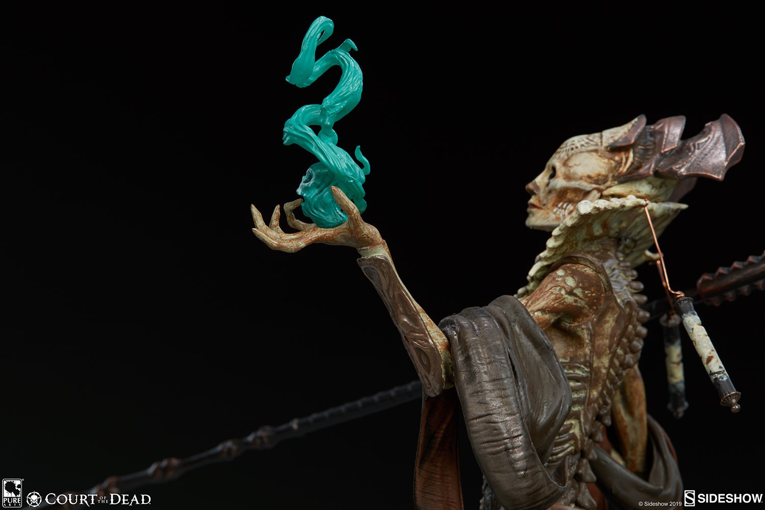 Court of the Dead Xiall - Osteomancers Vision Statuette  View 12