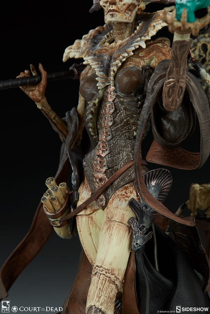 Court of the Dead Xiall - Osteomancers Vision Statuette  View 16