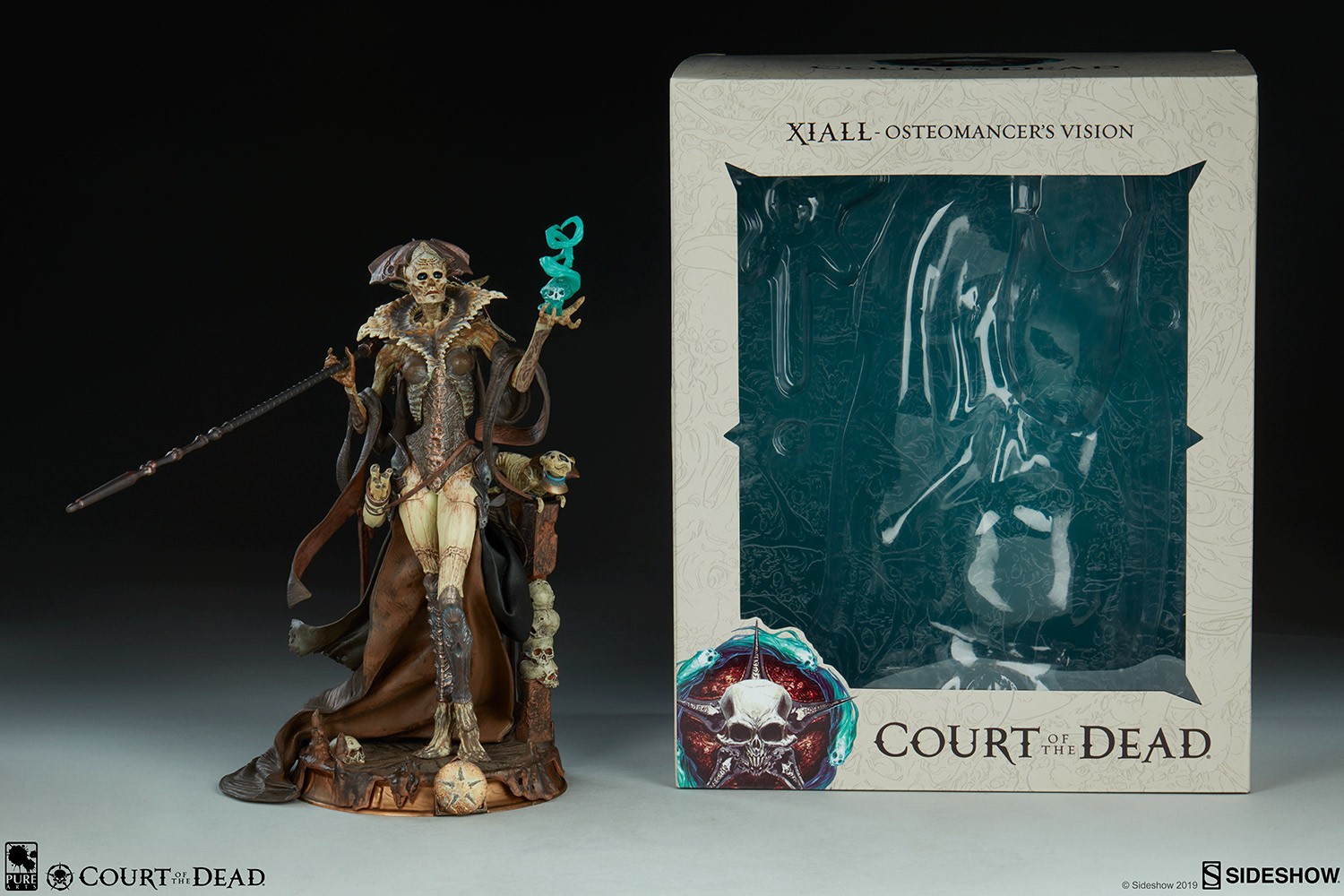 Court of the Dead statue Xiall - Osteomancers Vision 33 cm - SIDESHOW
