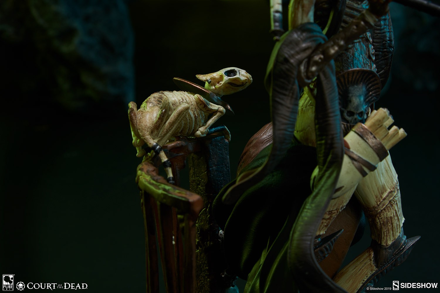 Court of the Dead Xiall - Osteomancers Vision Statuette  View 21