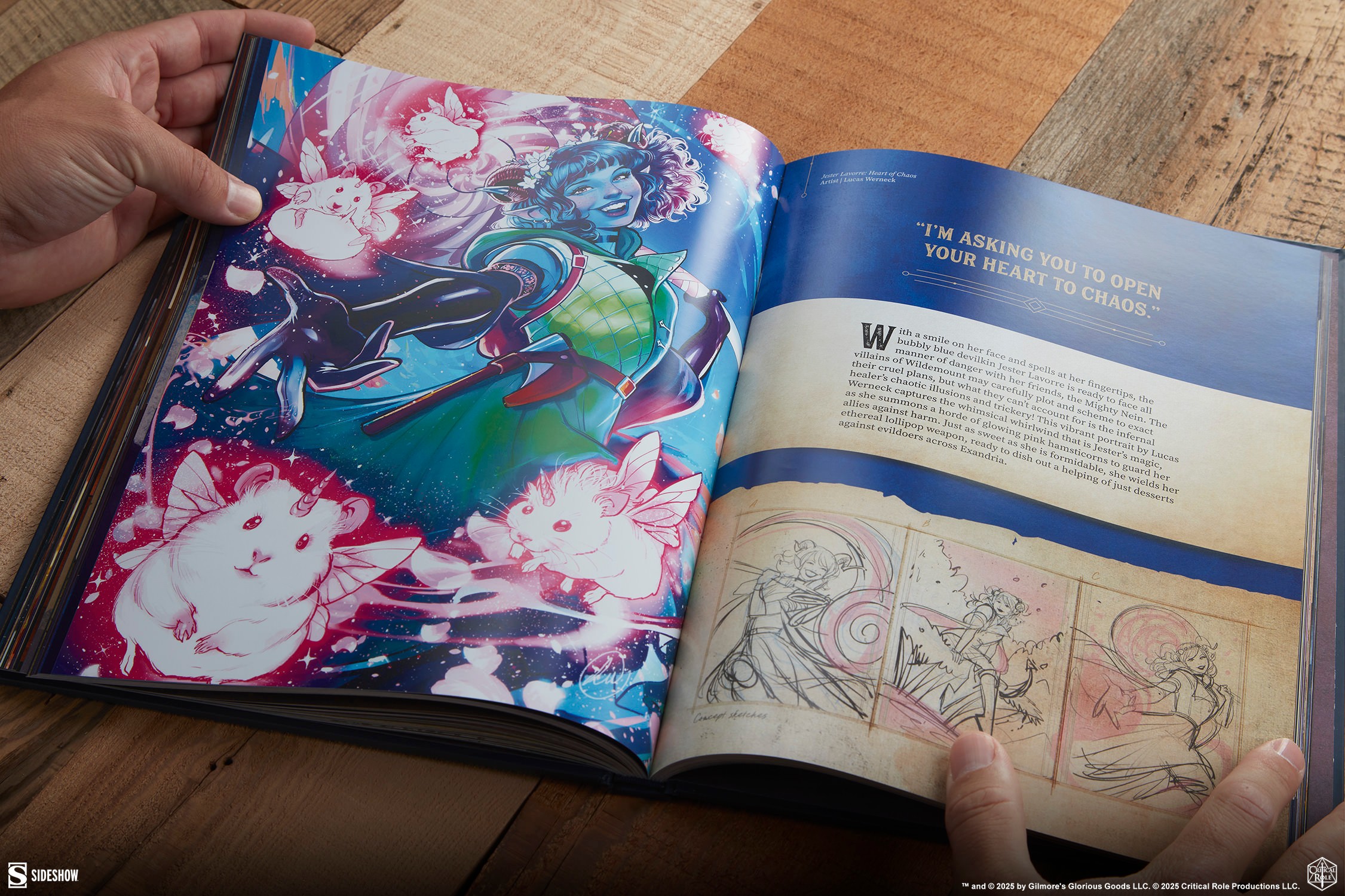 Critical Role A Decade of Destiny: The Critical Role Collection by Sideshow Book  Collector Edition (Prototype Shown) View 6