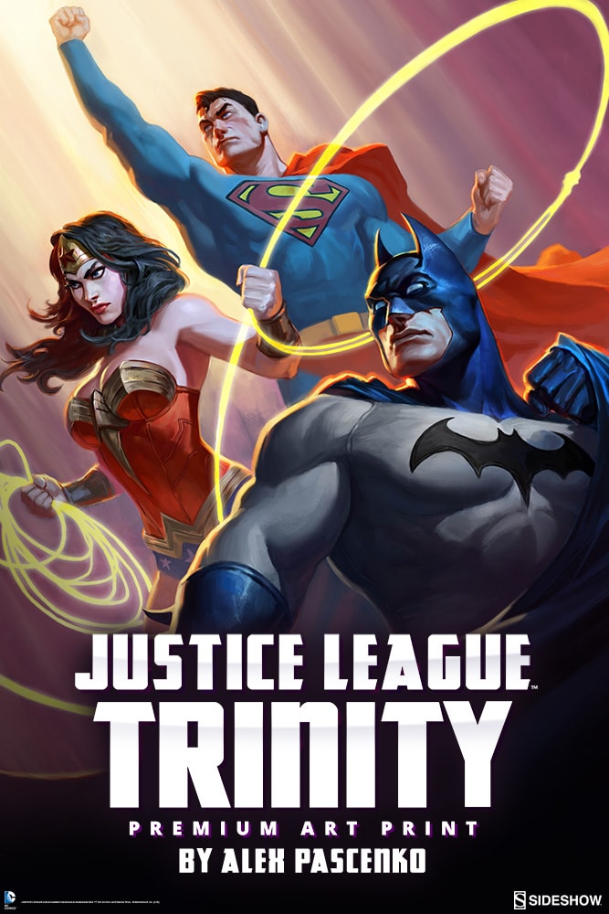 DC Comics Justice League Trinity Art Print  View 2