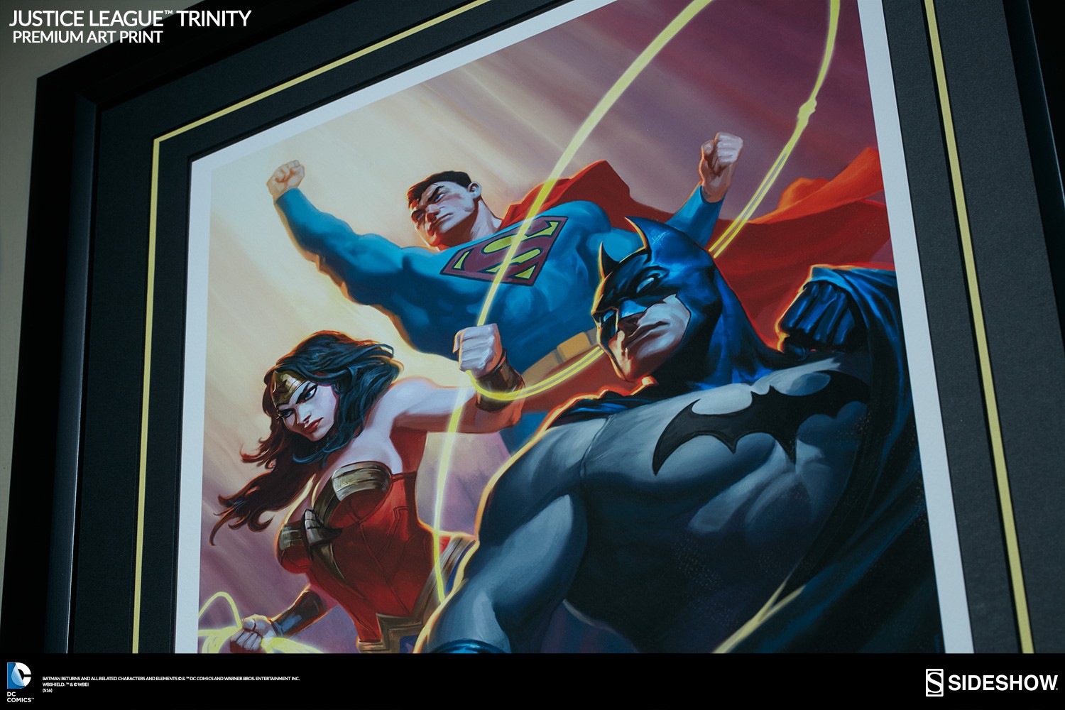 DC Comics Justice League Trinity Art Print  View 4