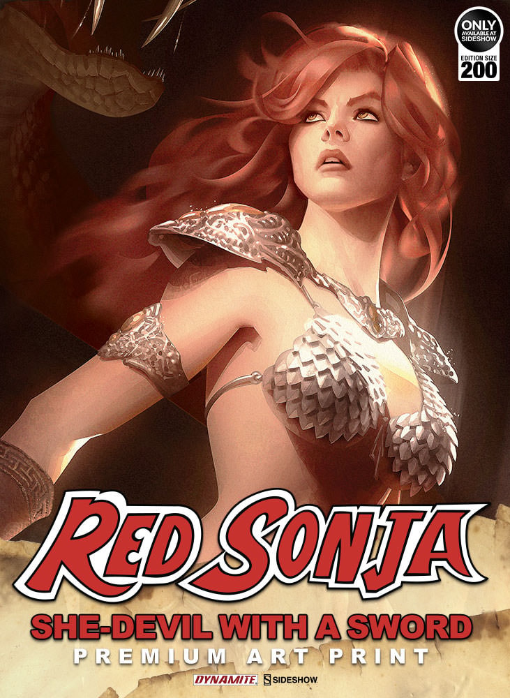Red Sonja Red Sonja She-Devil with a Sword Art Print  View 2