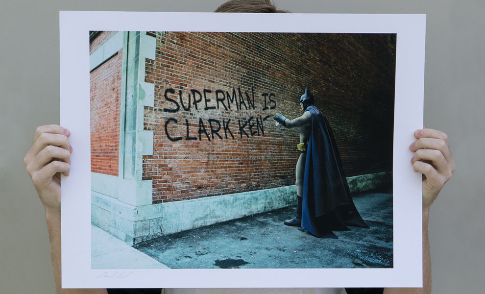 DC Comics Graffiti War Batman Premium Art Print by Sideshow