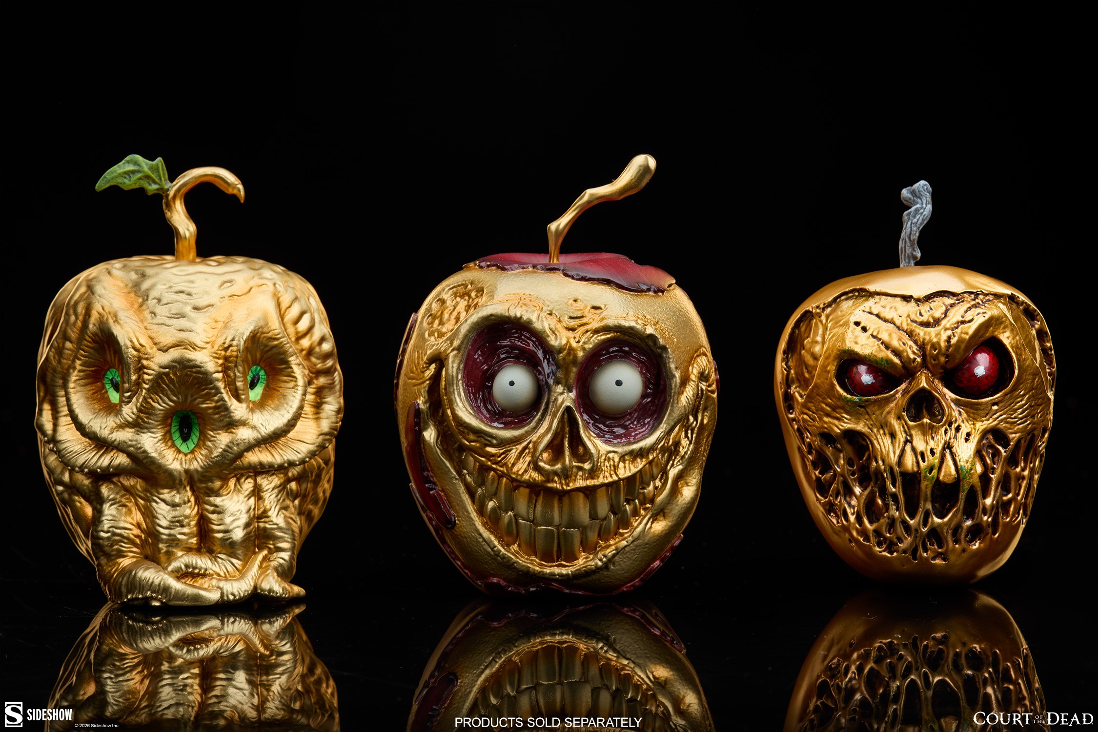Court of the Dead Court of the Dead Skull Apple (Gold Variant) Replica  View 6