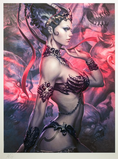 Court of the Dead Gethsemoni, The Queen of the Dead Art Print  Exclusive Edition View 10