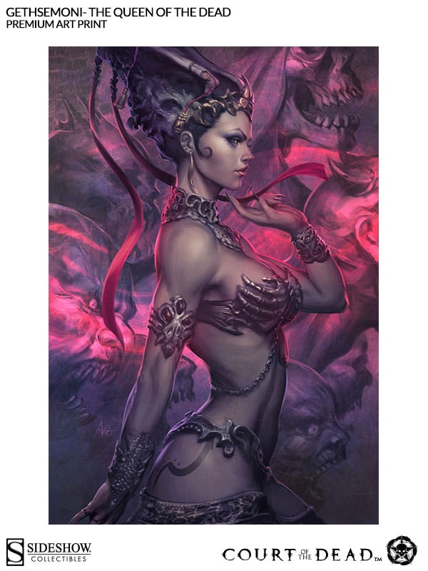 Court of the Dead Gethsemoni, The Queen of the Dead Art Print  Exclusive Edition View 3