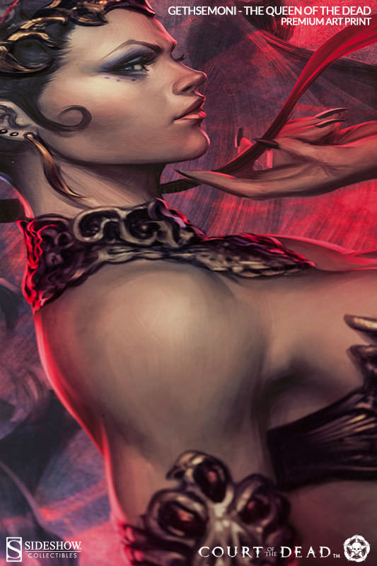 Court of the Dead Gethsemoni, The Queen of the Dead Art Print  Exclusive Edition View 4