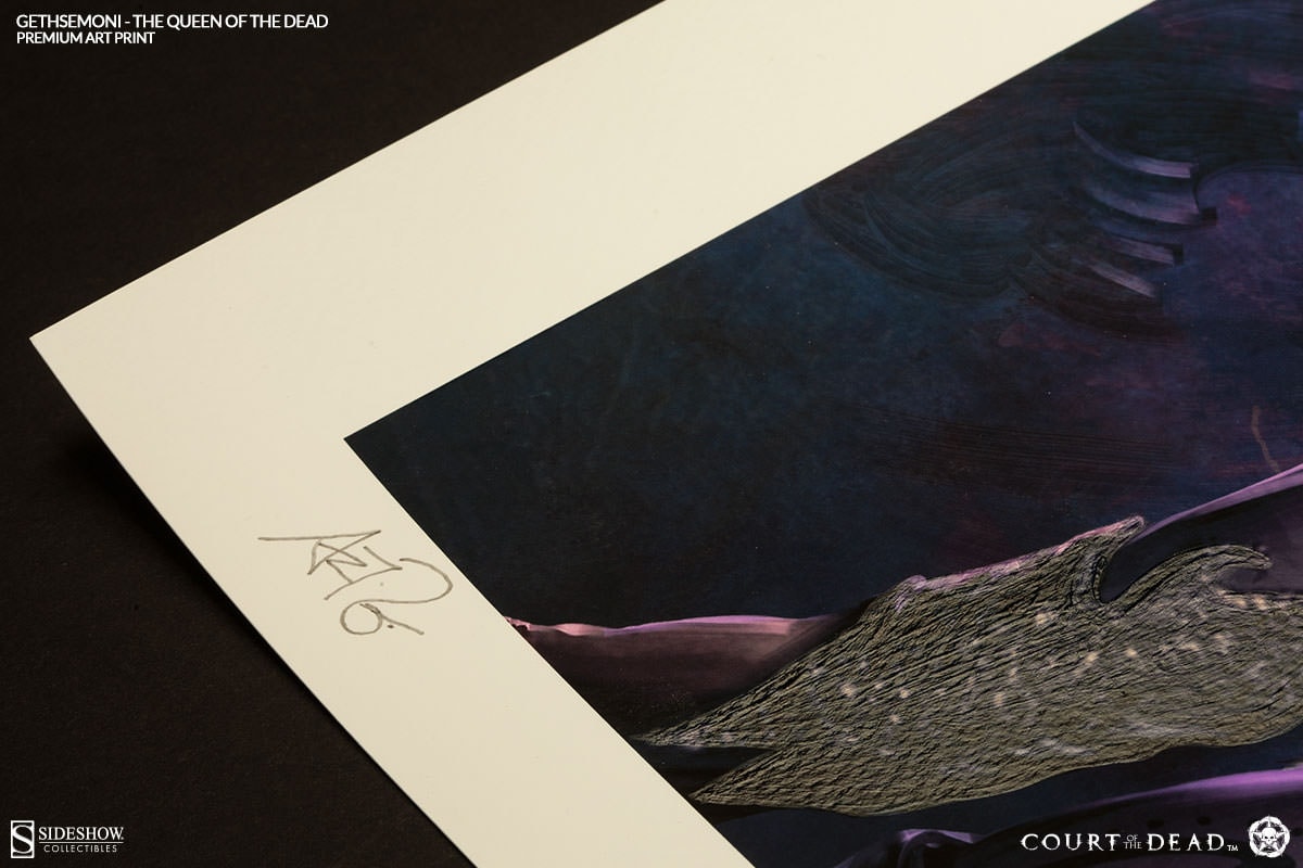 Court of the Dead Gethsemoni, The Queen of the Dead Art Print  Exclusive Edition View 7