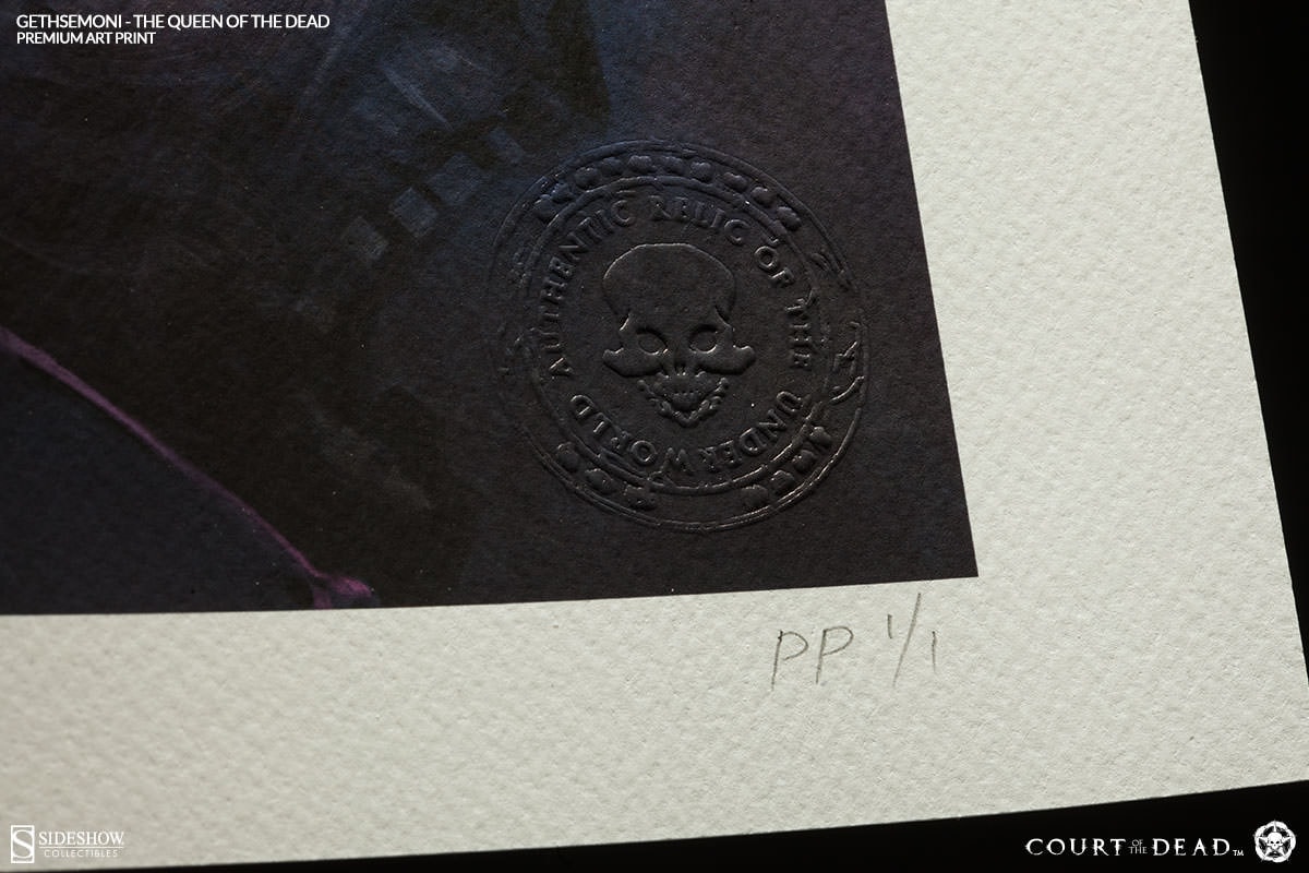 Court of the Dead Gethsemoni, The Queen of the Dead Art Print  Exclusive Edition View 8