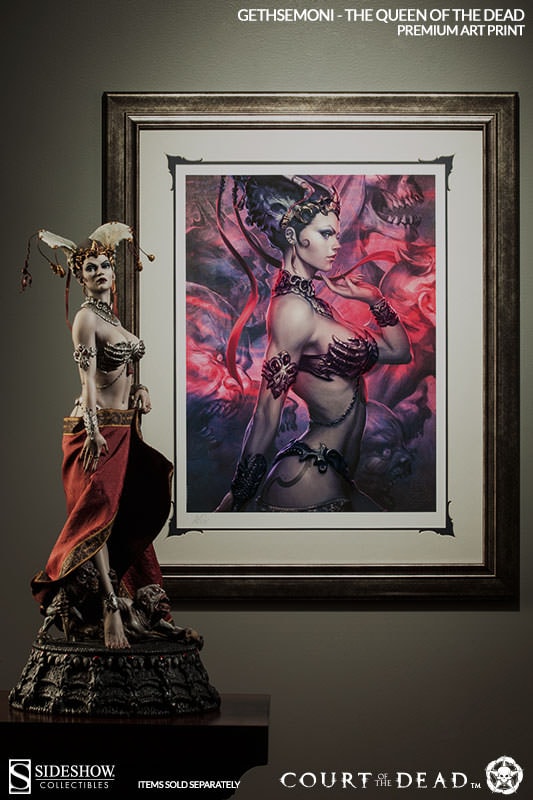 Court of the Dead Gethsemoni, The Queen of the Dead Art Print  Exclusive Edition View 9