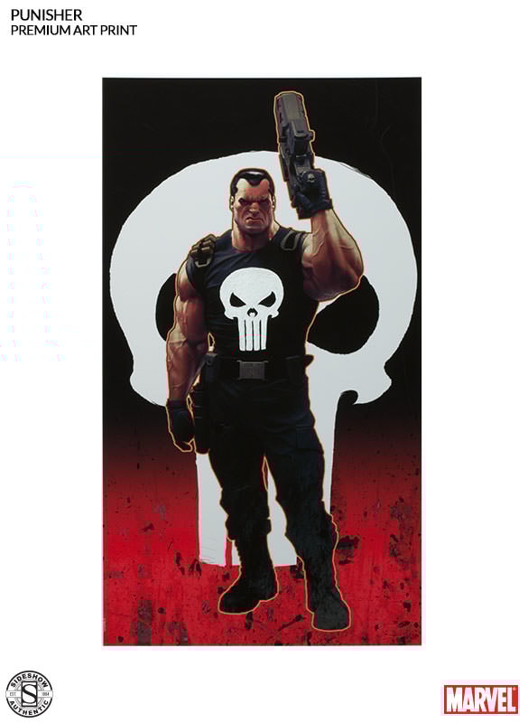 複製画 Marvel Punisher Brutal Justice Premium Art Print by Sideshow