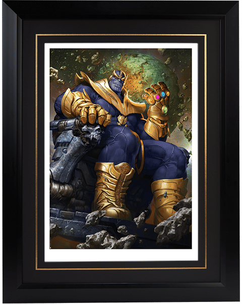 Marvel Thanos on Throne Variant Art Print  Exclusive Edition View 11