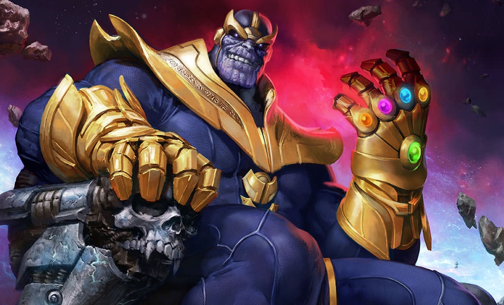 Marvel Thanos on Throne Art Print  Exclusive Edition (Prototype Shown) View 1
