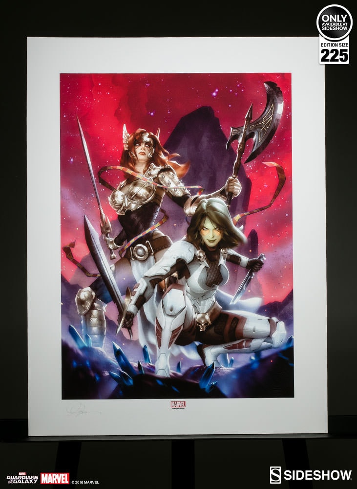 Marvel Gamora Angela Art Print  Exclusive Edition View 9