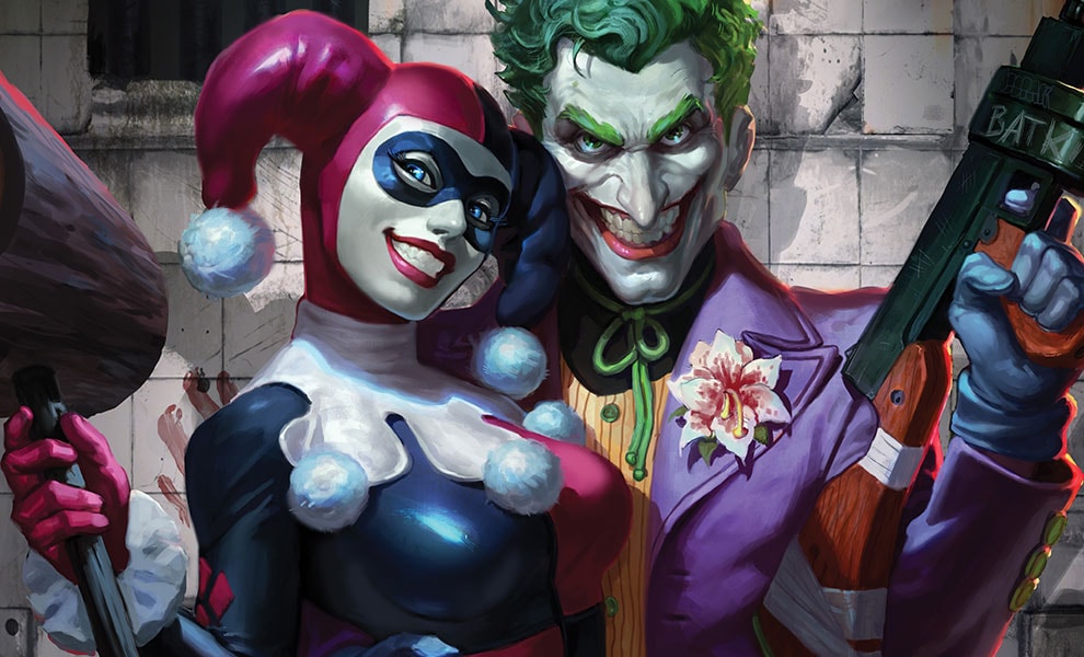 DC Comics The Joker Harley Quinn Art Print  Exclusive Edition View 1