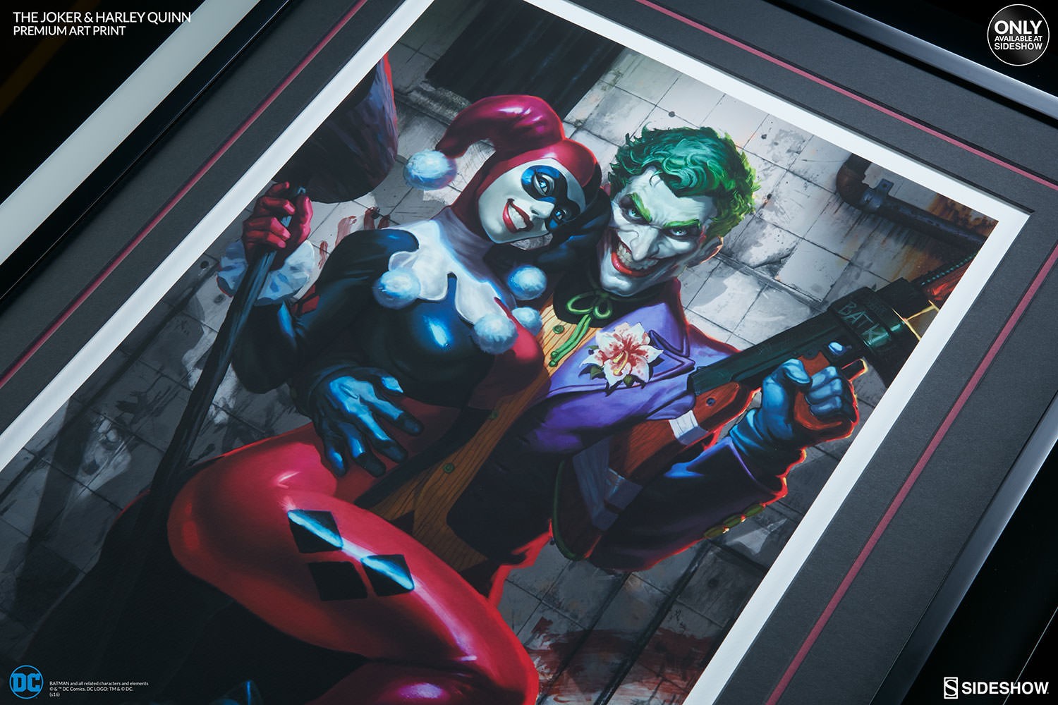 DC Comics The Joker Harley Quinn Art Print  Exclusive Edition View 8