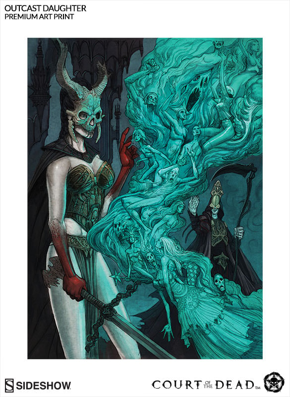 Court of the Dead Outcast Daughter Art Print  Exclusive Edition (Prototype Shown) View 3