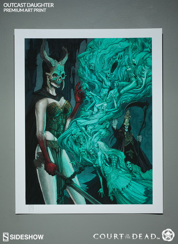 Court of the Dead Outcast Daughter Art Print  Exclusive Edition (Prototype Shown) View 9