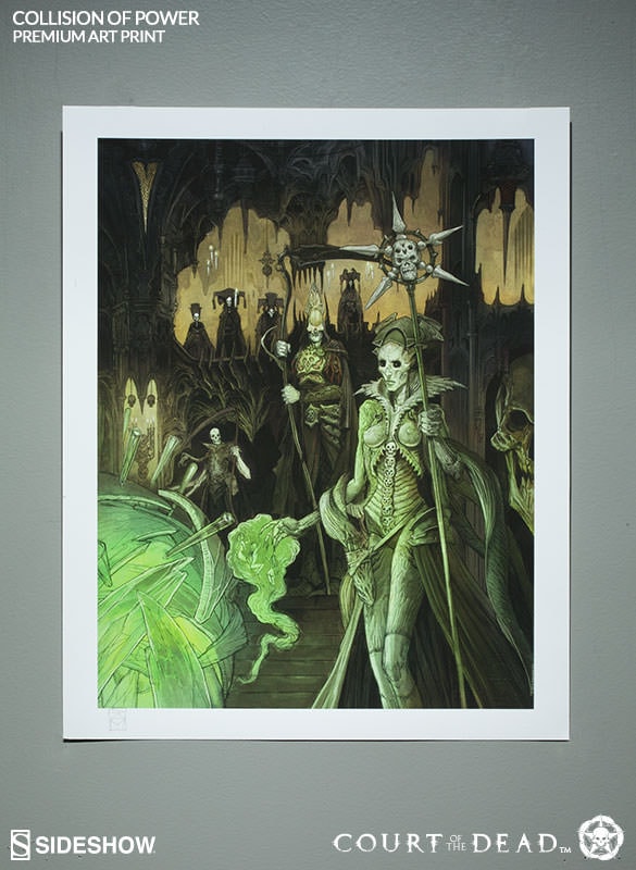Court of the Dead Collision of Power Art Print  Exclusive Edition (Prototype Shown) View 9