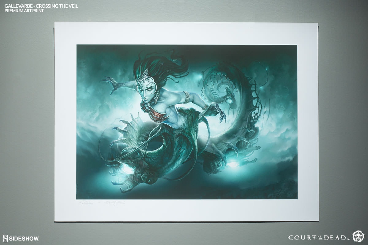 Court of the Dead Gallevarbe Crossing the Veil Premium Art P