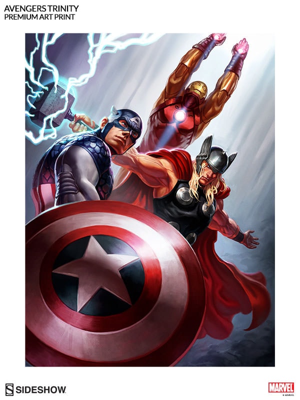 Marvel Avengers Trinity Art Print  Exclusive Edition (Prototype Shown) View 3