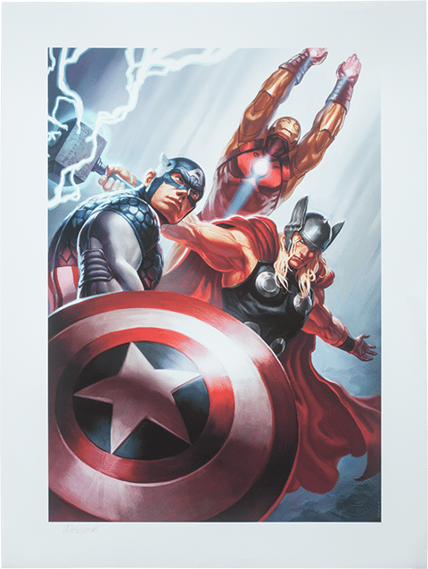 Marvel Avengers Trinity Art Print  Exclusive Edition (Prototype Shown) View 8