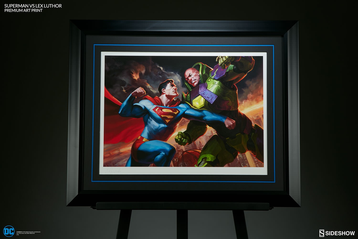 DC Comics Superman vs Lex Luthor Art Print  Exclusive Edition View 4