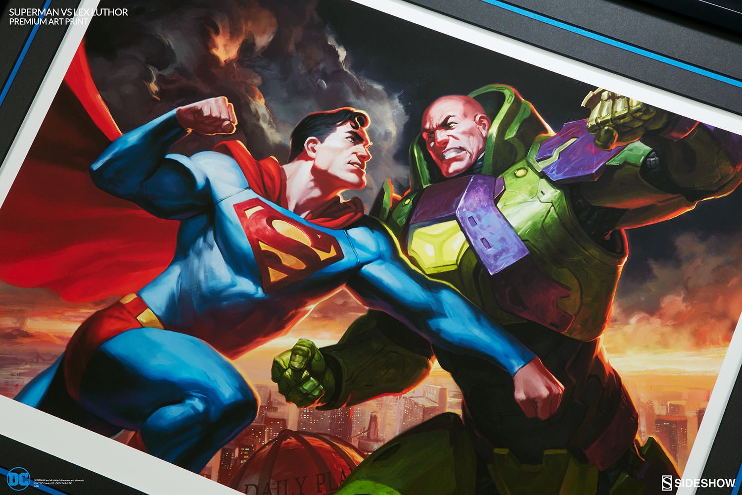 DC Comics Superman vs Lex Luthor Art Print  Exclusive Edition View 7