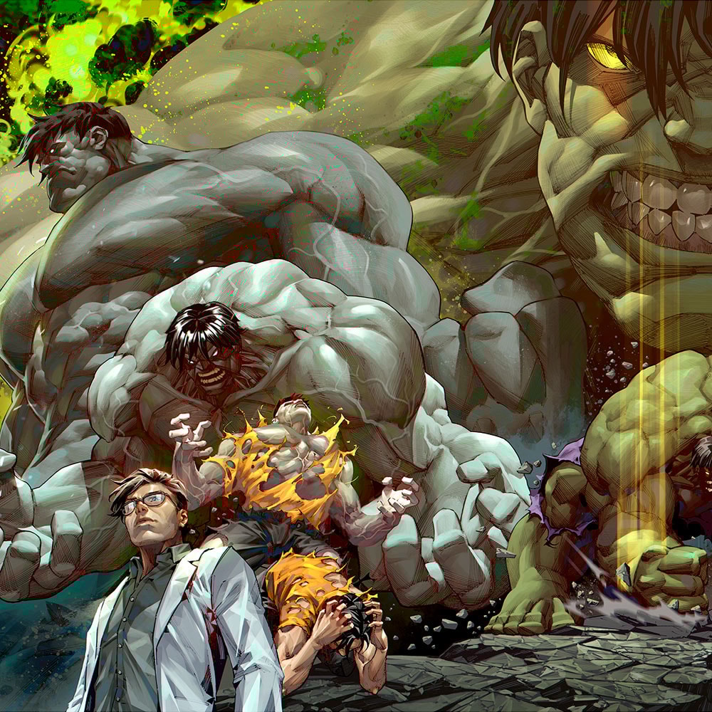 Hulk Legacy Fine Art Print by Kael Ngu | Sideshow Collectibles