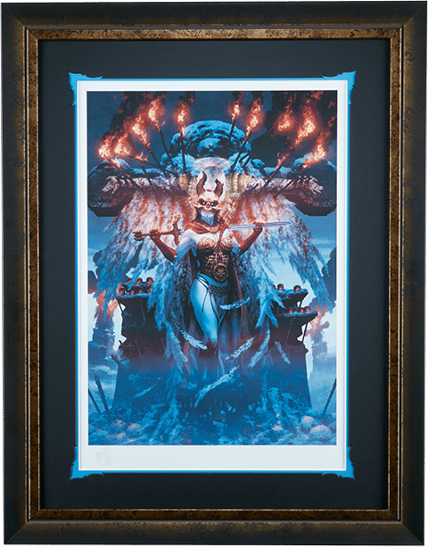 Court of the Dead Kier Valkyries Retribution Art Print  Exclusive Edition View 12