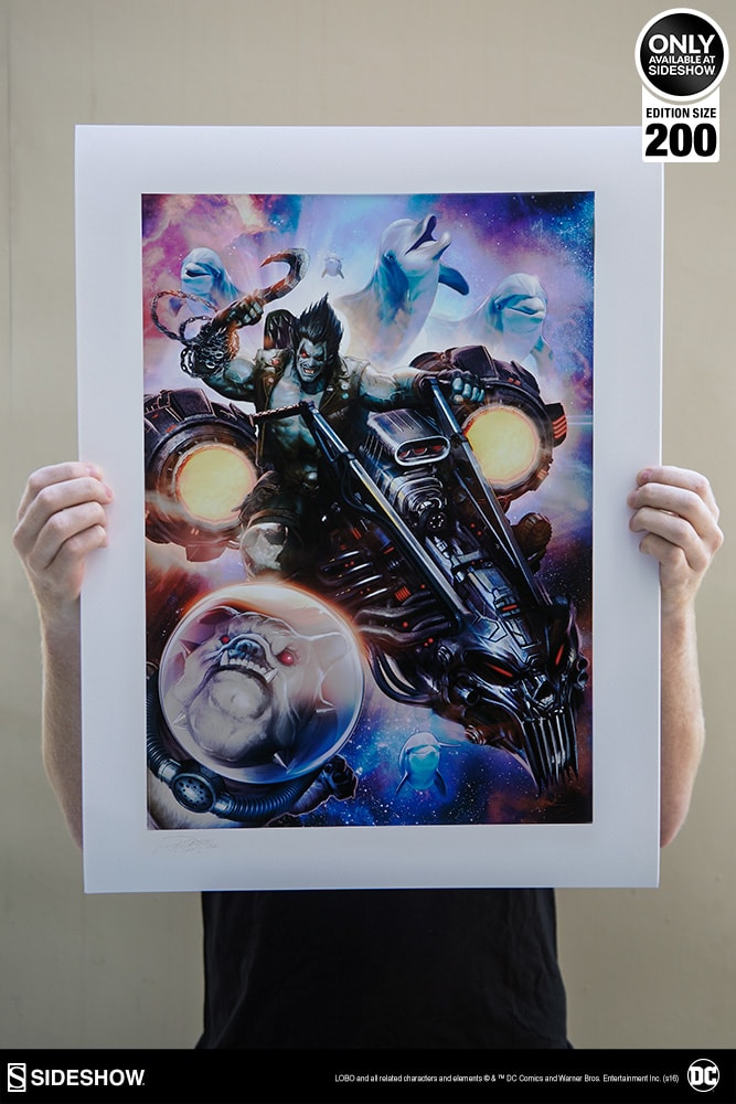 DC Comics Lobo The Last Czarnian Art Print  Exclusive Edition View 8