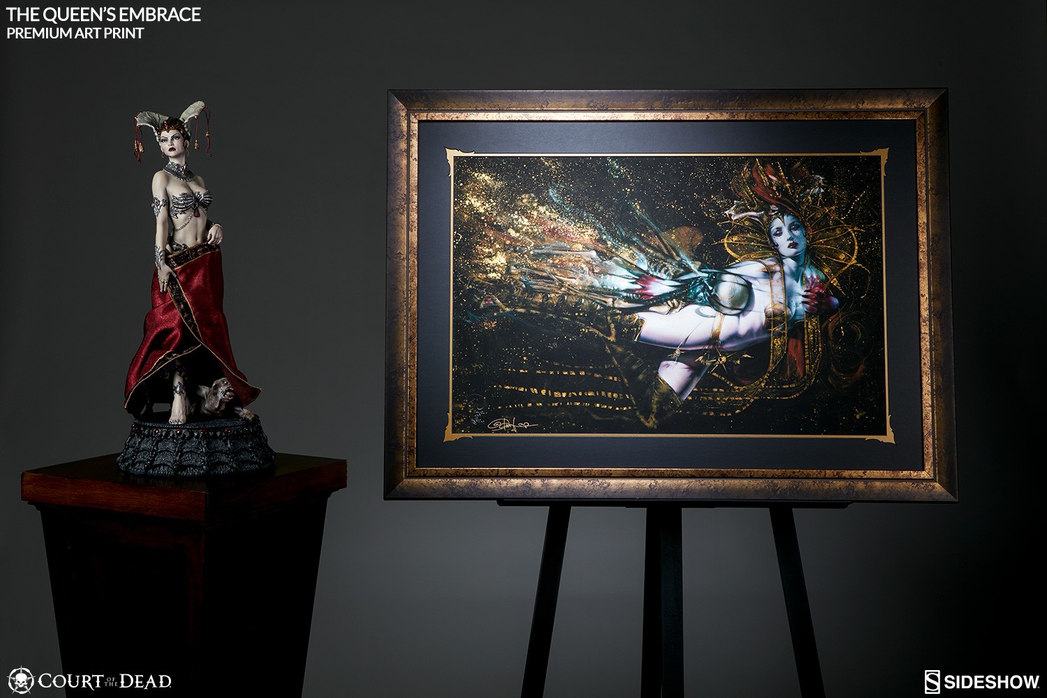 Court of the Dead The Queens Embrace Art Print  Exclusive Edition (Prototype Shown) View 7