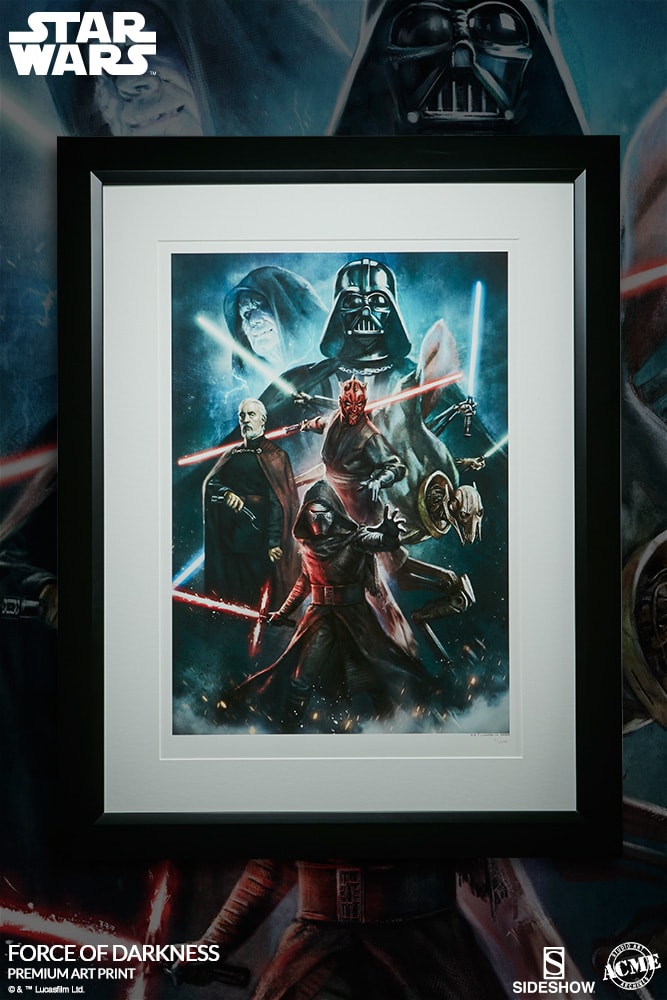 デヴィッド・ニッセンOut of Darkness +プリント,144/300 Star Wars Force of Darkness Art Print by ACME Archives