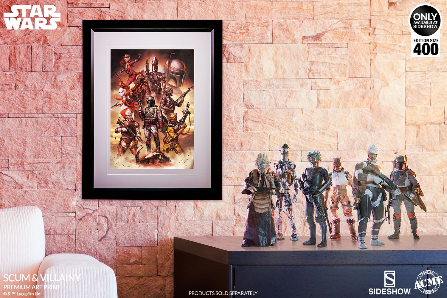 Star Wars Scum and Villainy Art Print  Exclusive Edition (Prototype Shown) View 10