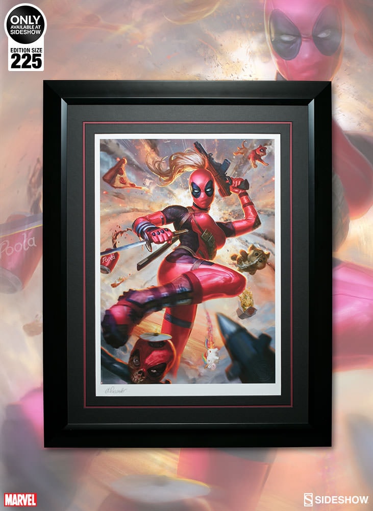 Marvel Lady Deadpool Art Print by Sideshow Collectibles