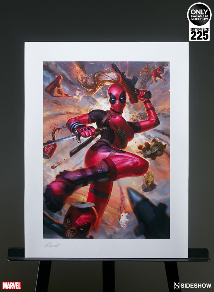 Marvel Lady Deadpool Art Print  Exclusive Edition View 8