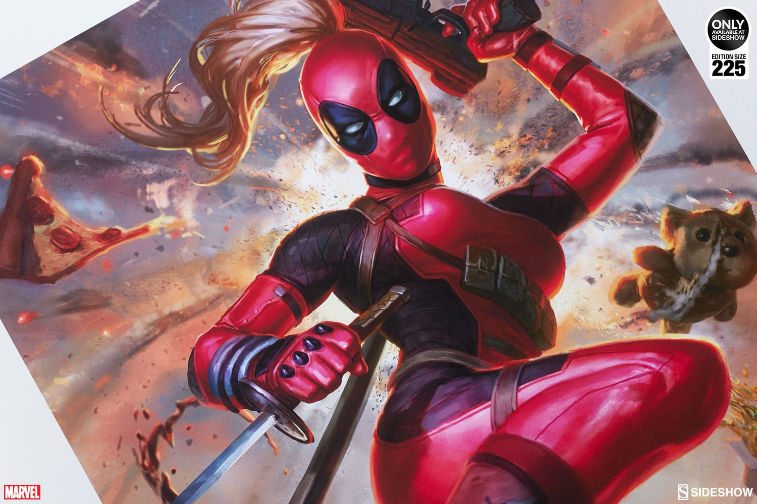Marvel Lady Deadpool Art Print  Exclusive Edition View 9