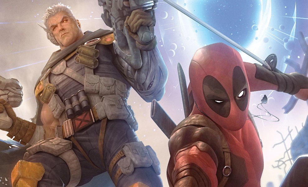 Marvel Deadpool and Cable Art Print  Exclusive Edition View 1