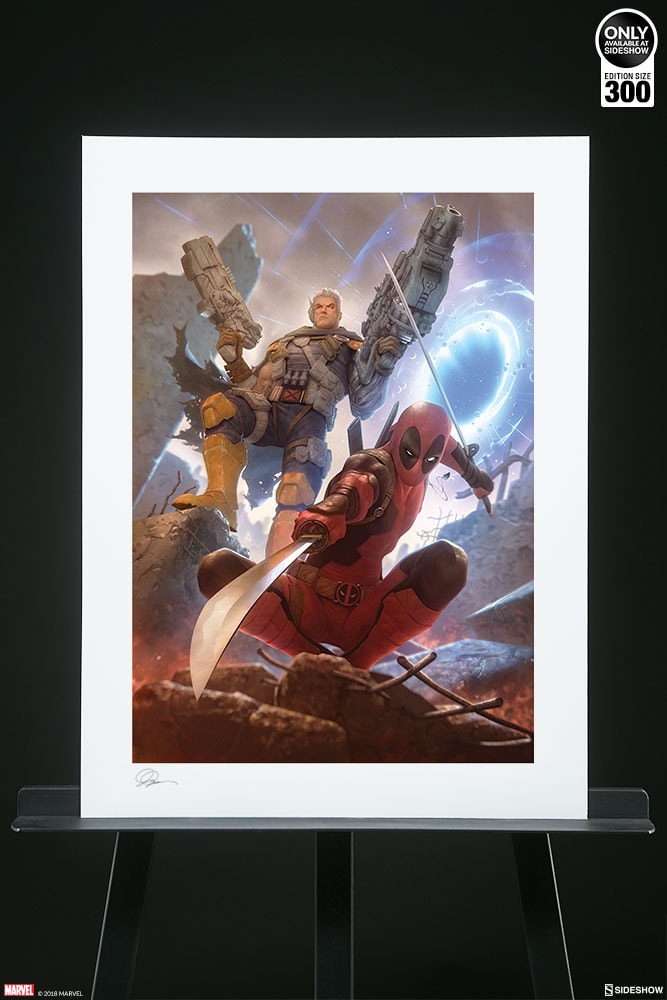 Marvel Deadpool and Cable Art Print  Exclusive Edition View 7