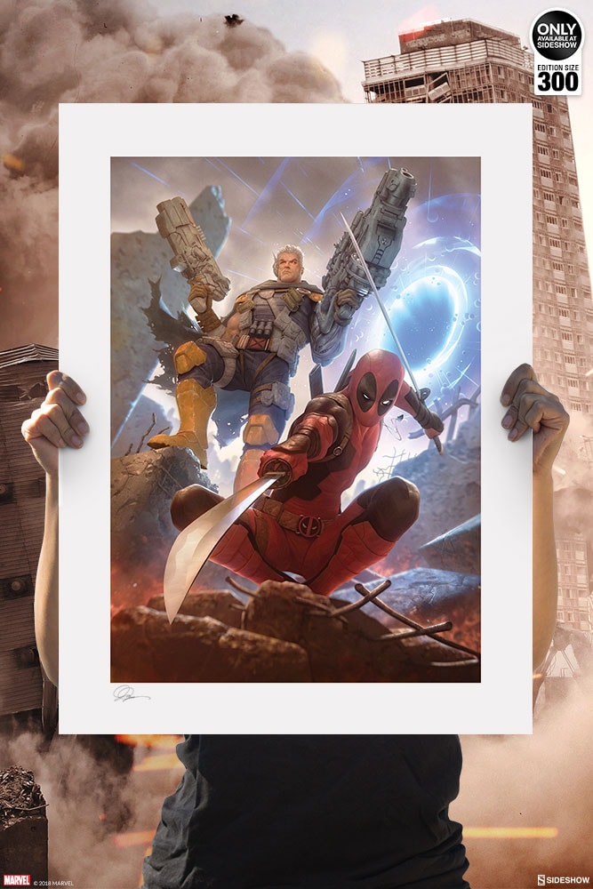 Marvel Deadpool and Cable Art Print  Exclusive Edition View 8
