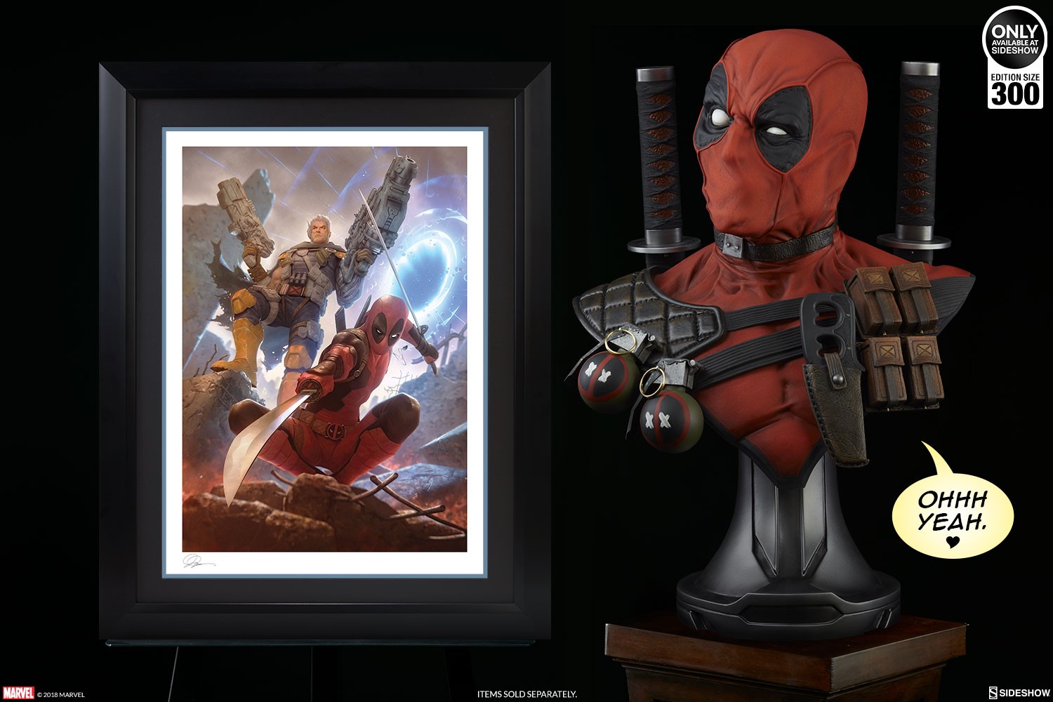 Marvel Deadpool and Cable Art Print  Exclusive Edition View 9