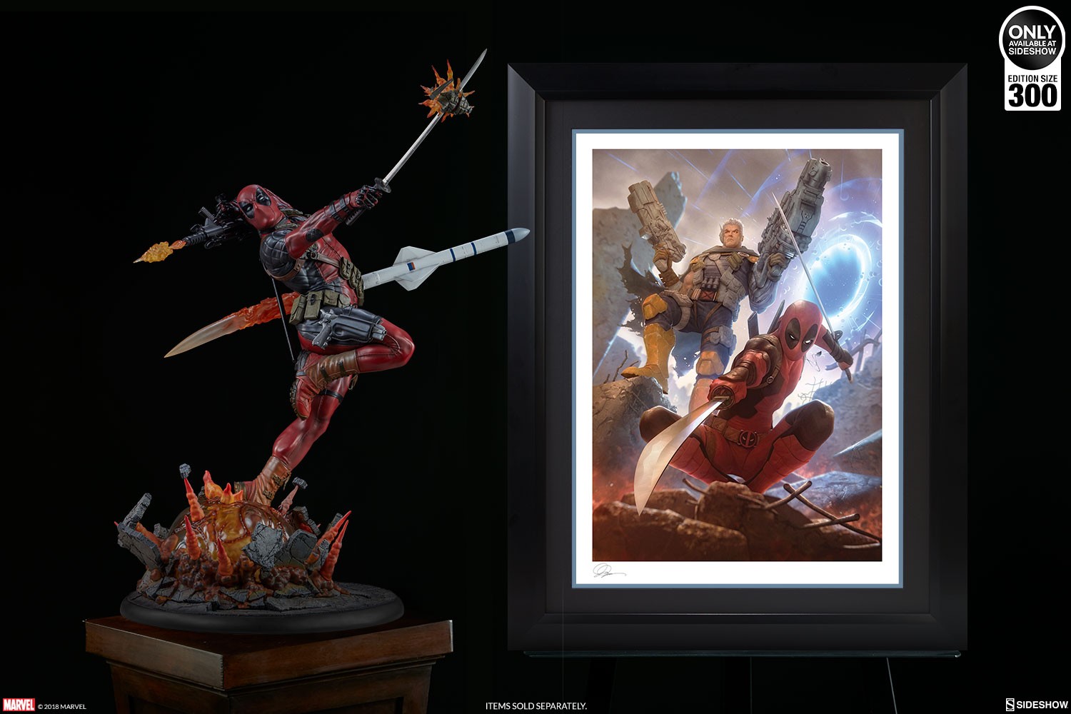 Marvel Deadpool and Cable Art Print  Exclusive Edition View 10