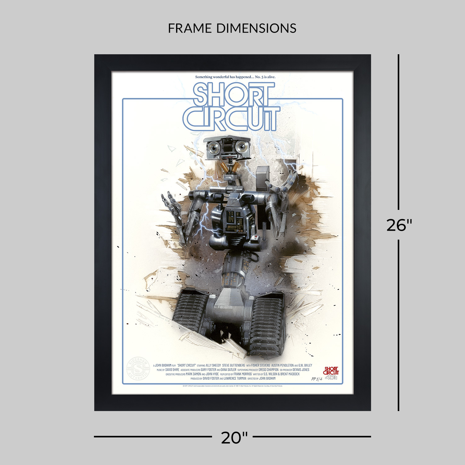 Short Circuit Short Circuit 40th Anniversary Poster & Mini Print Set (Signature Edition) Movie Poster  Exclusive Edition View 2