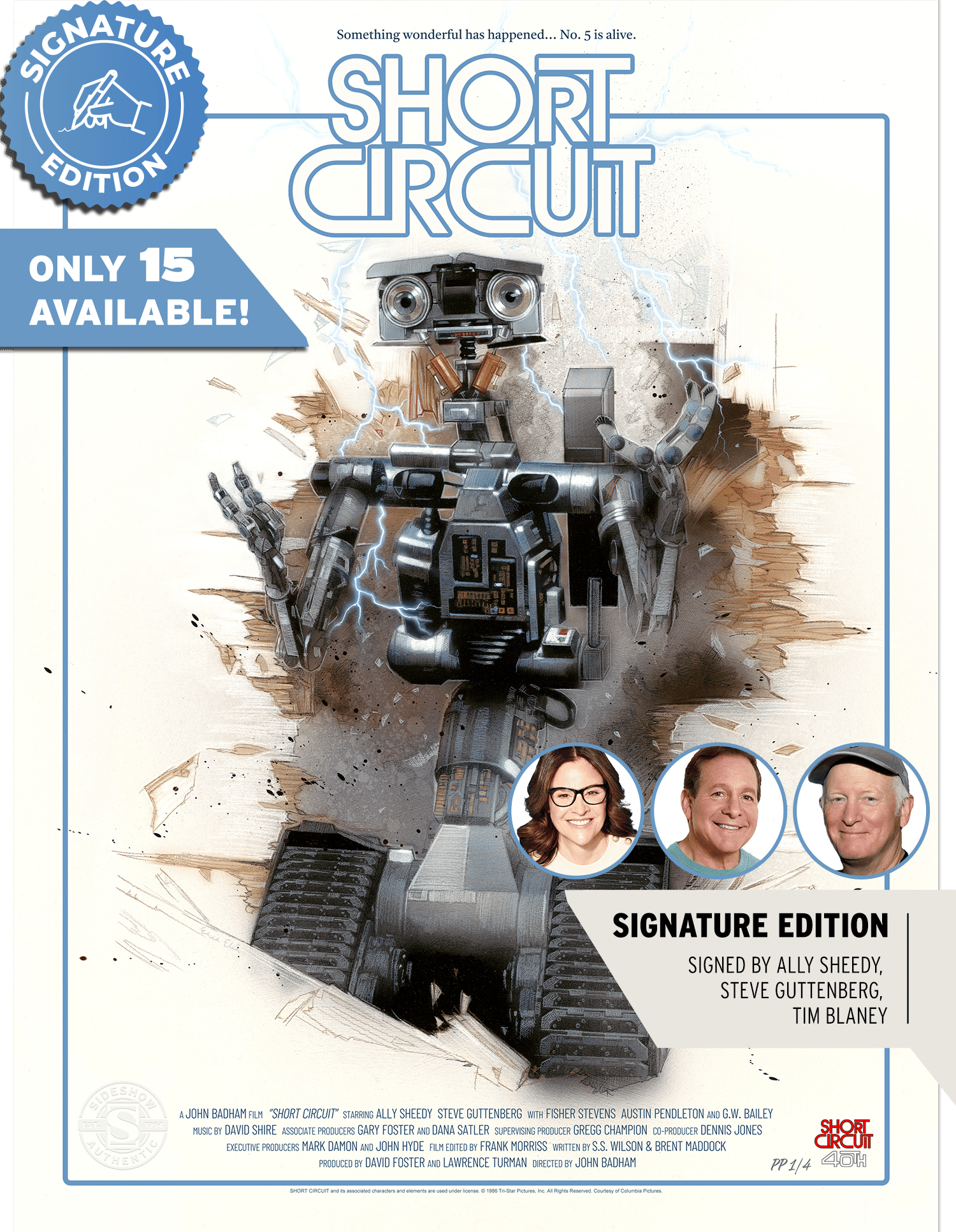 Short Circuit Short Circuit 40th Anniversary Poster & Mini Print Set (Signature Edition) Movie Poster  Exclusive Edition View 11