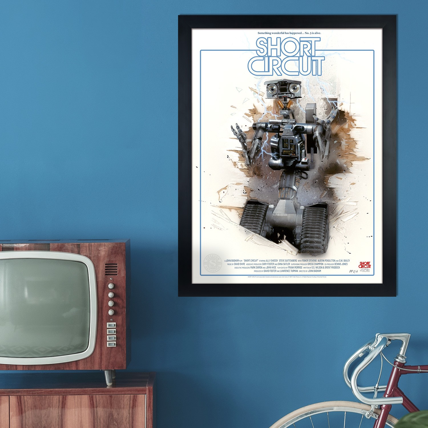 Short Circuit Short Circuit 40th Anniversary Poster & Mini Print Set Movie Poster  Exclusive Edition View 1